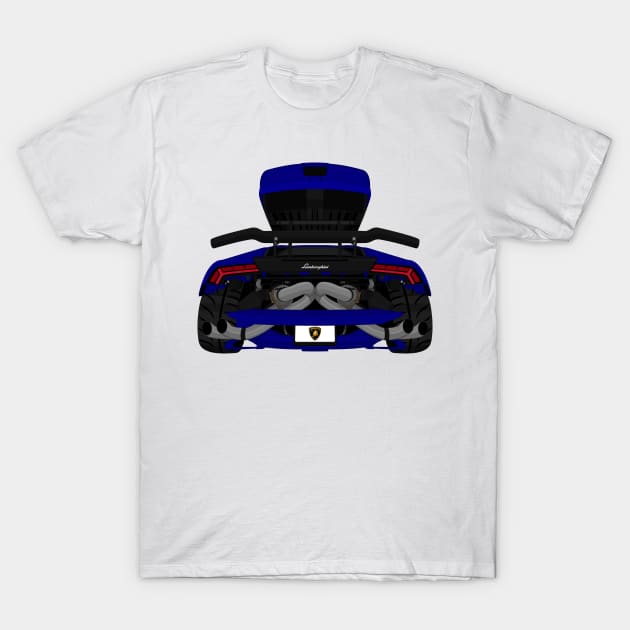 HURACAN NAVY T-Shirt by VENZ0LIC